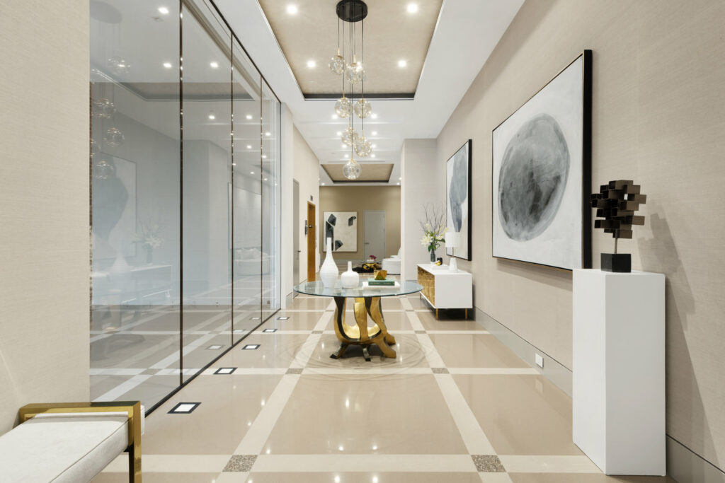 appartamento di lusso: corridoio interno