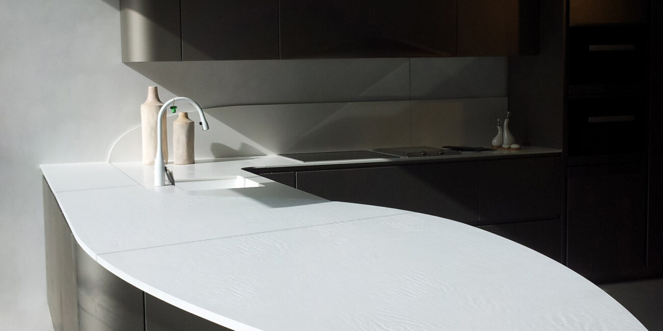 pininfarina design: dettaglio penisola cucina