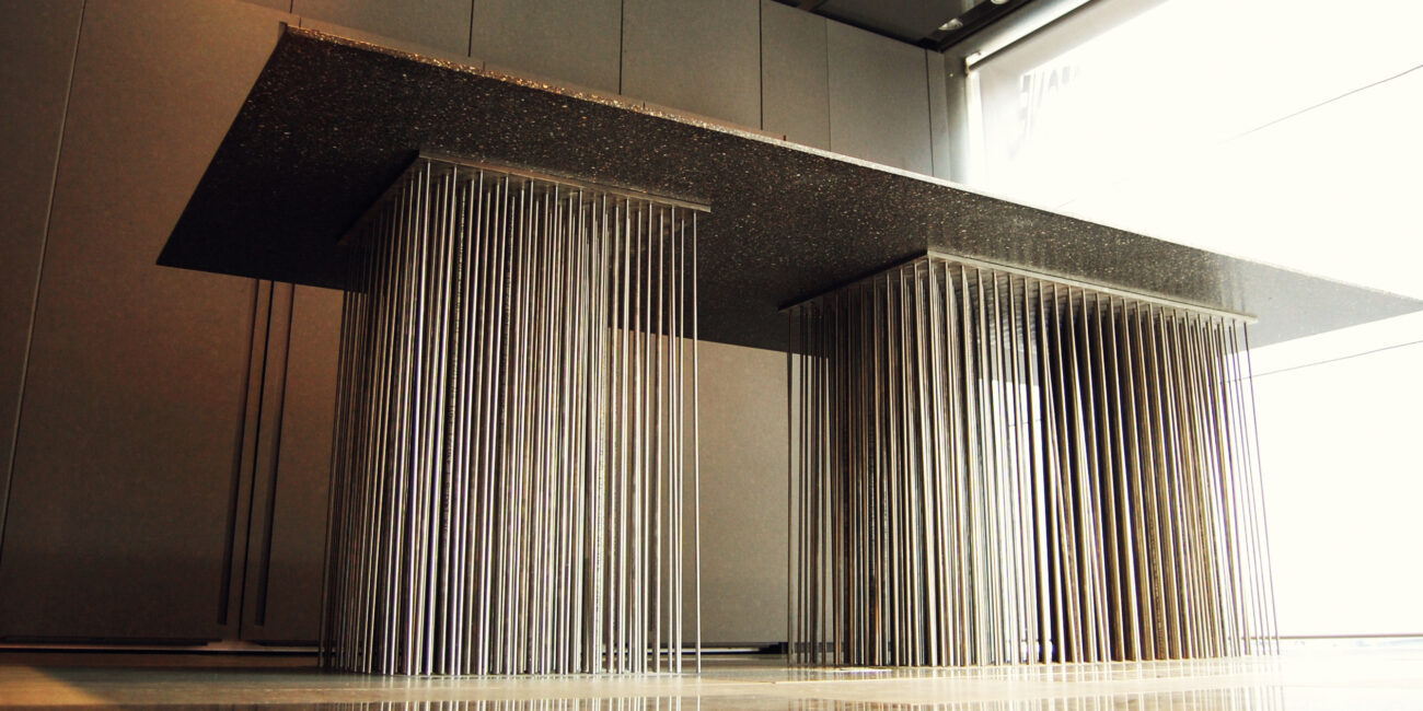 tavolo riccio: design gambe