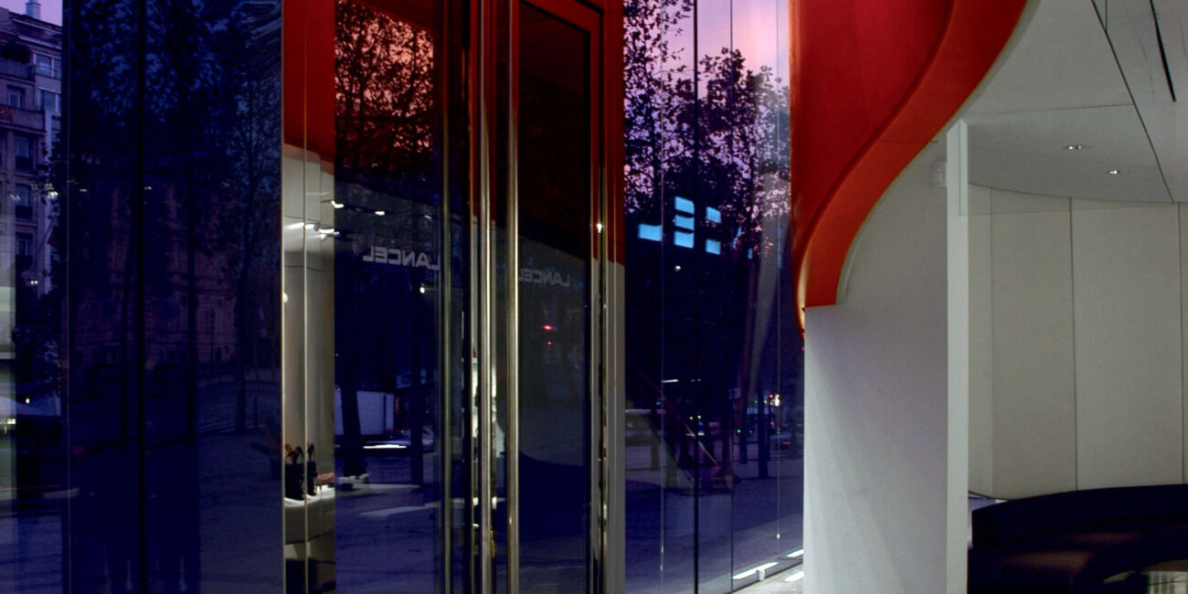 vetrina Lancel Parigi