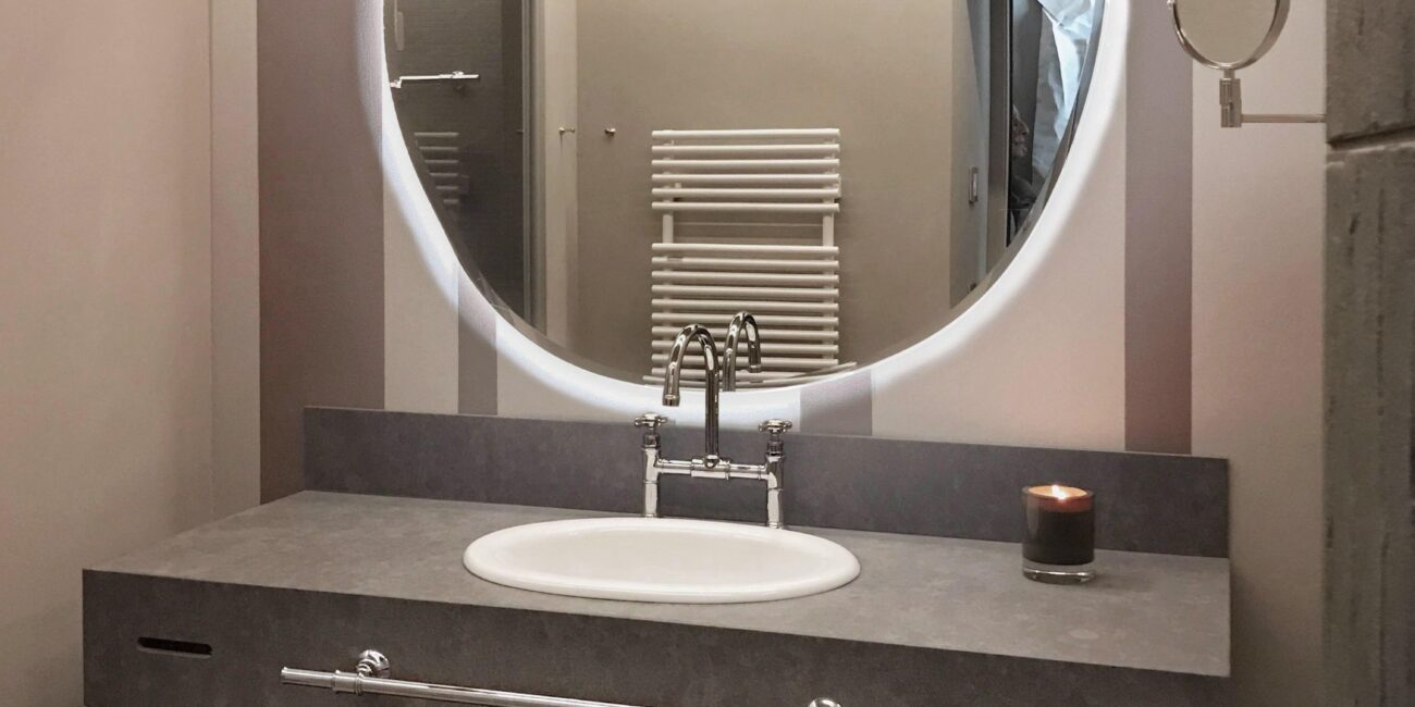 top bagno stone italiana per boutique hotel Valsana